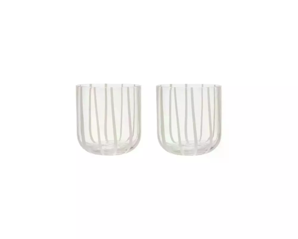 OYOY Trinkglas Mizu 320 ml, 2 Stück, Transparent