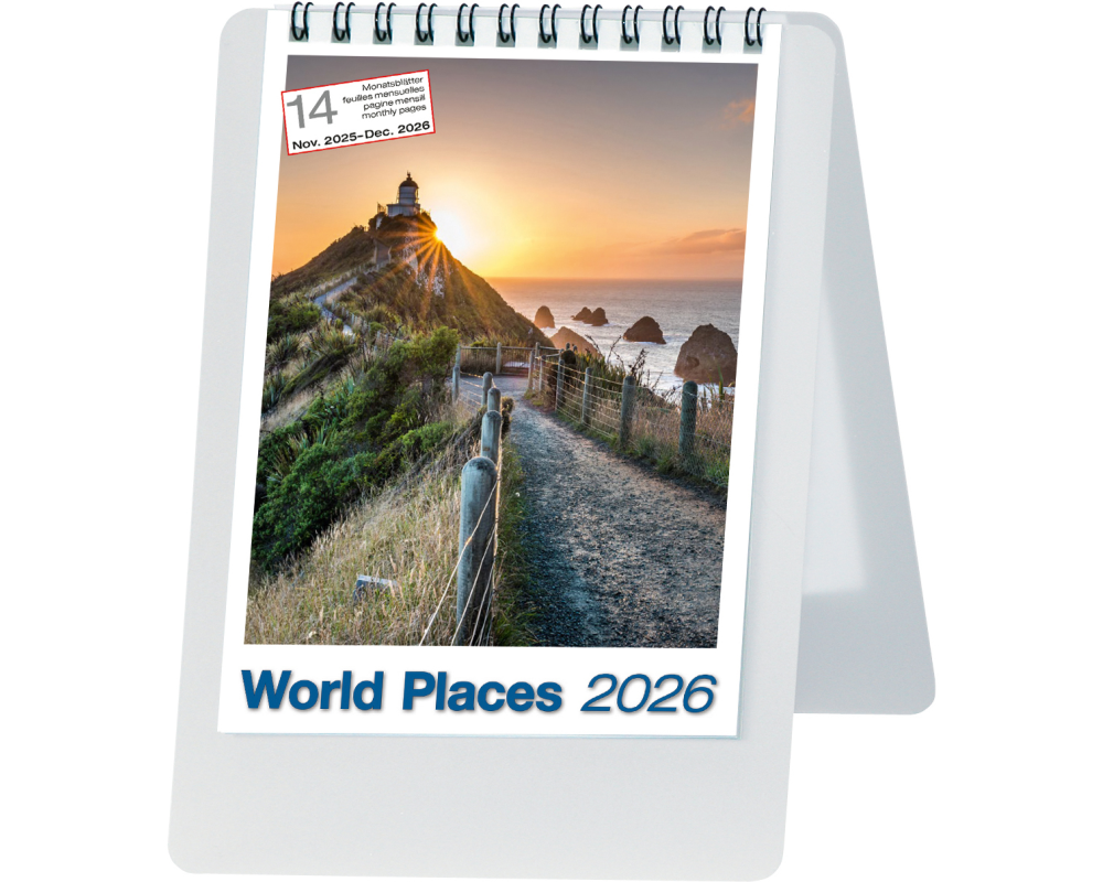 Biella Desktop Imago 10.5 x 14.8 cm 14 Monate World Places