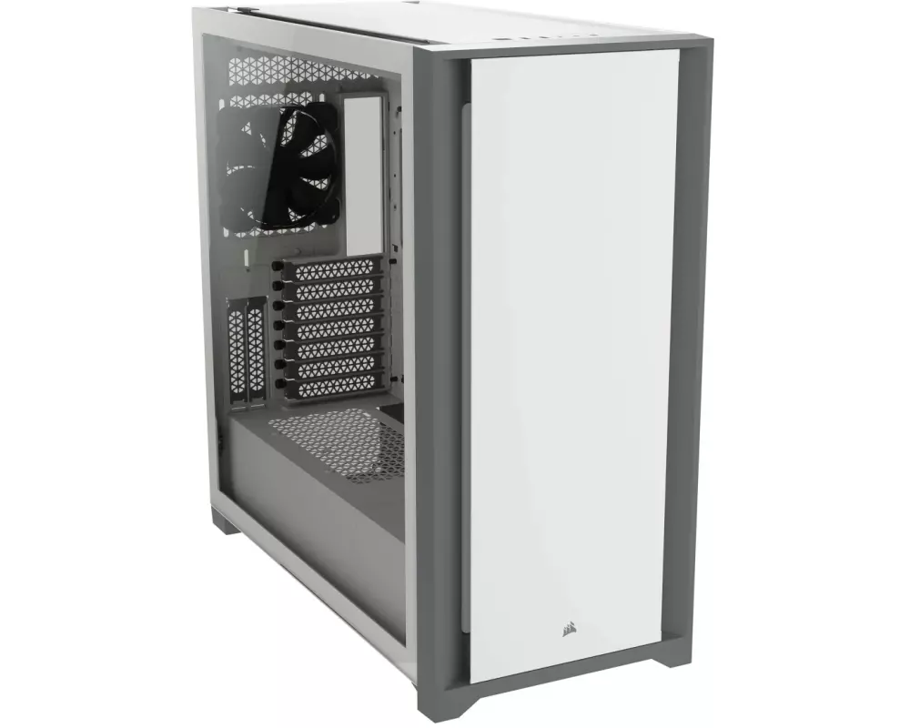 Corsair PC-Gehäuse Midi Tower 5000D TG Weiss