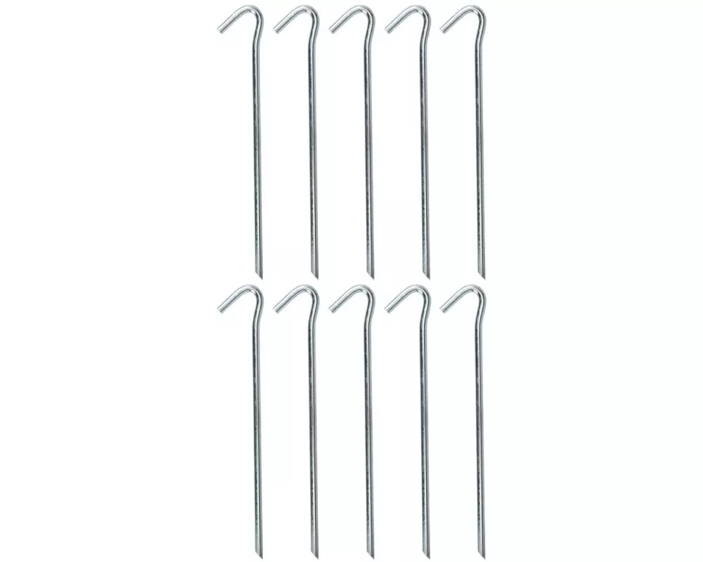 FTM Stahl-Hering 10 Stück, 23 cm, 57 g