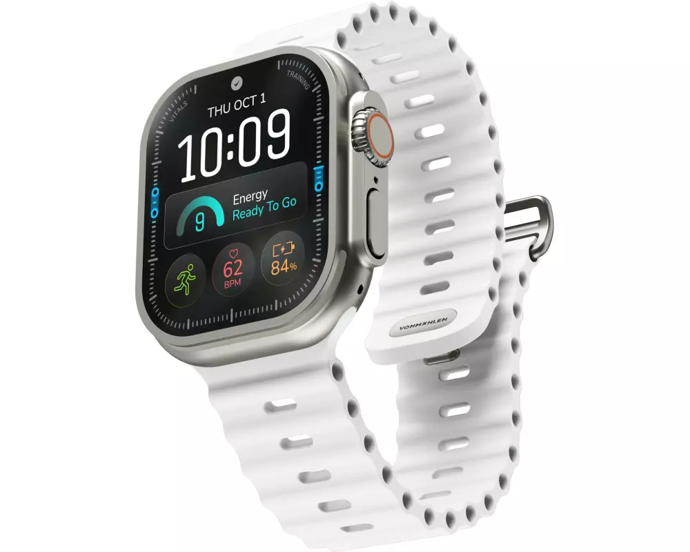 Vonmählen Armband Wave Band 3 44/45/46/49 mm Weiss