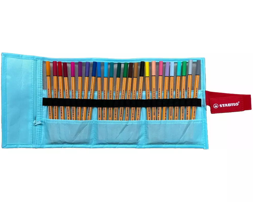 STABILO Point 88 Rollerset 25er Blau