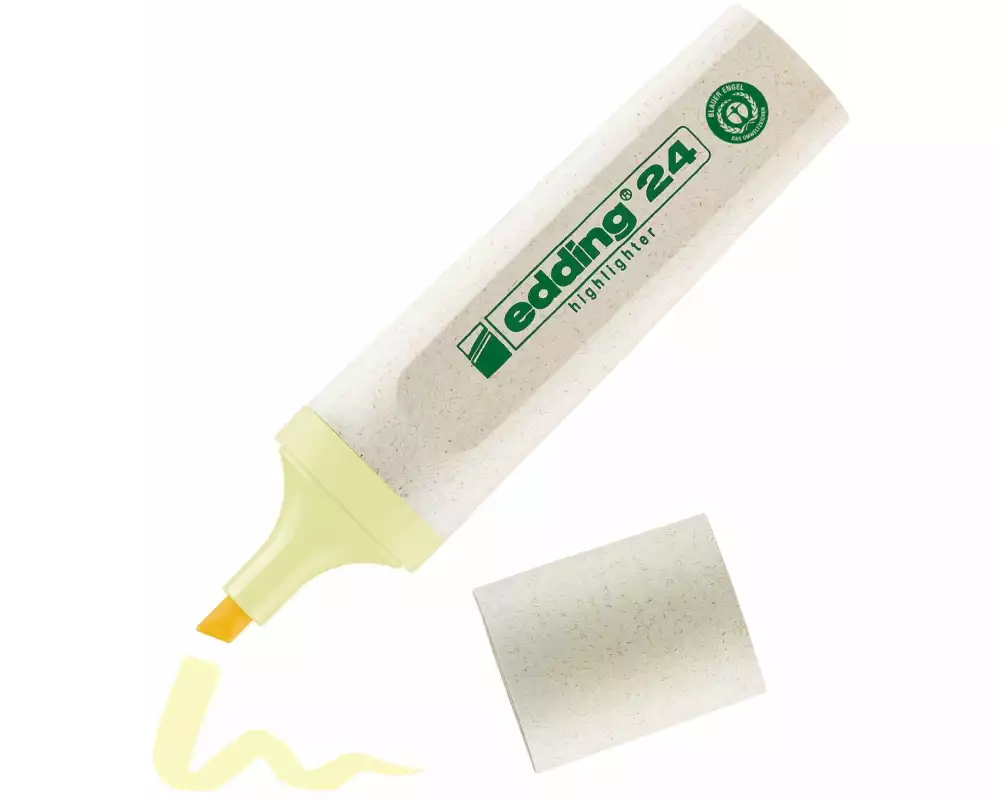 edding Textmarker 24 EcoLine Pastellgelb