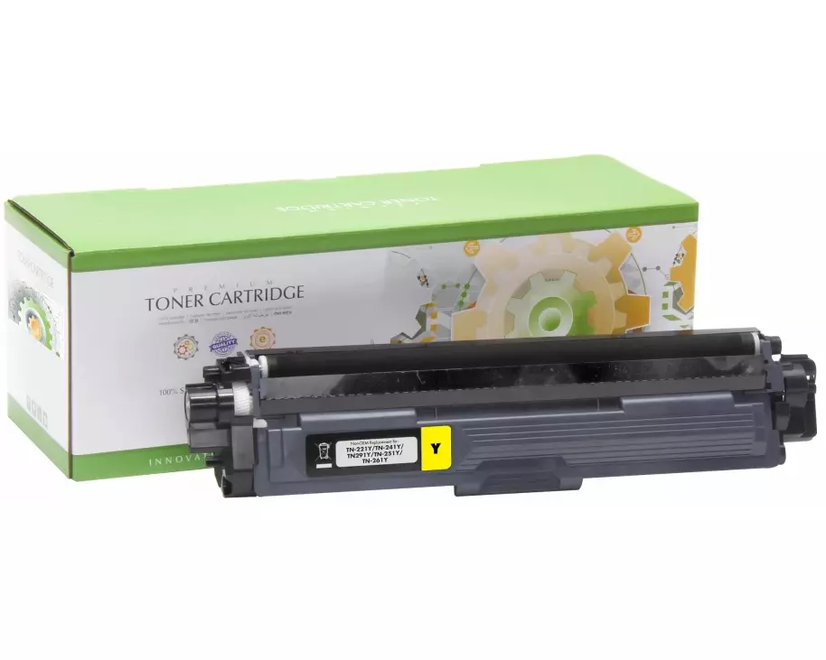 STATIC Toner cartridge compatible with Konica Minolta A8K3250/TN-221Y yellow remanufactured 21.000 pages