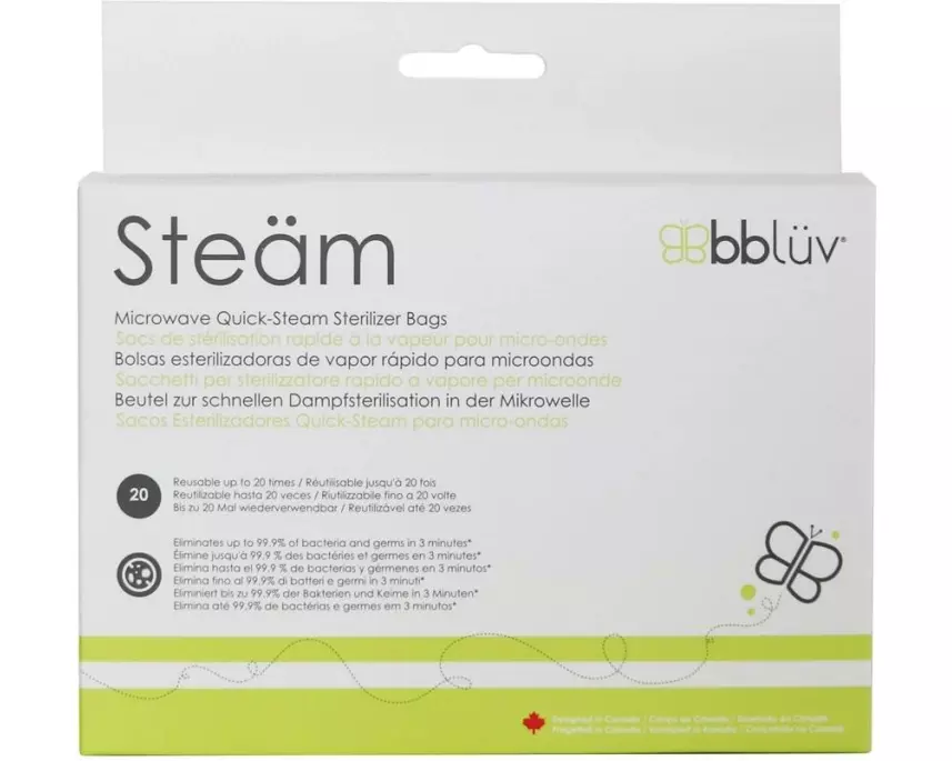bblüv Sterilisationsbeutel Steäm 6-er Pack