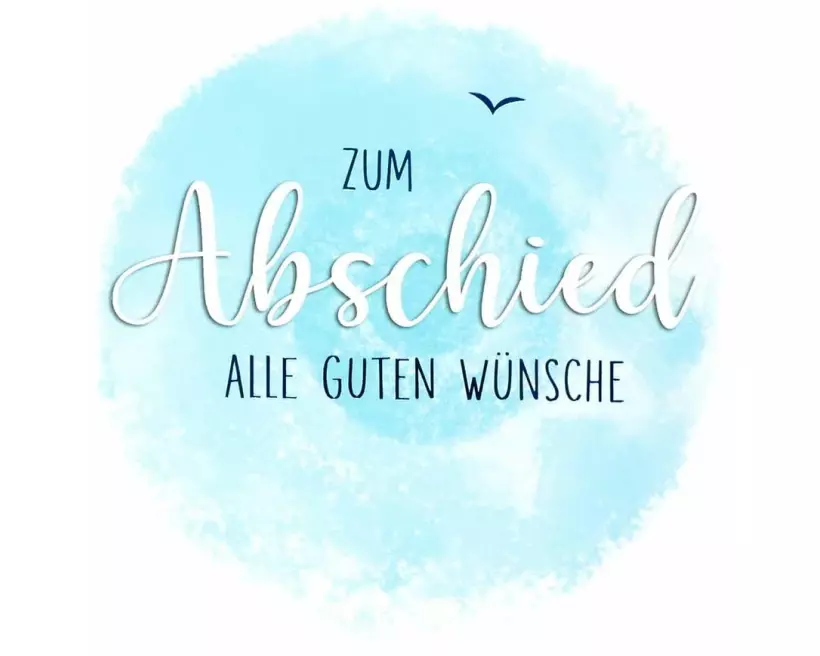 ABC Abschiedskarte A5