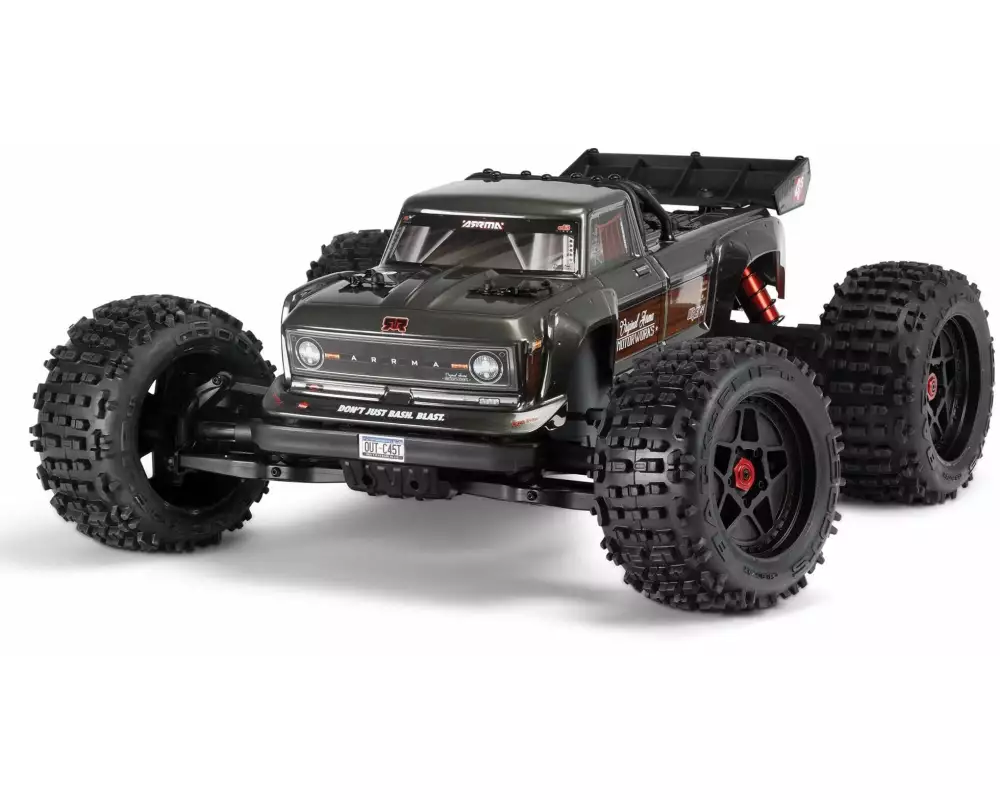 Arrma Monster Truck Outcast 4x4 4S V2 BLX Grau, ARTR, 1:10