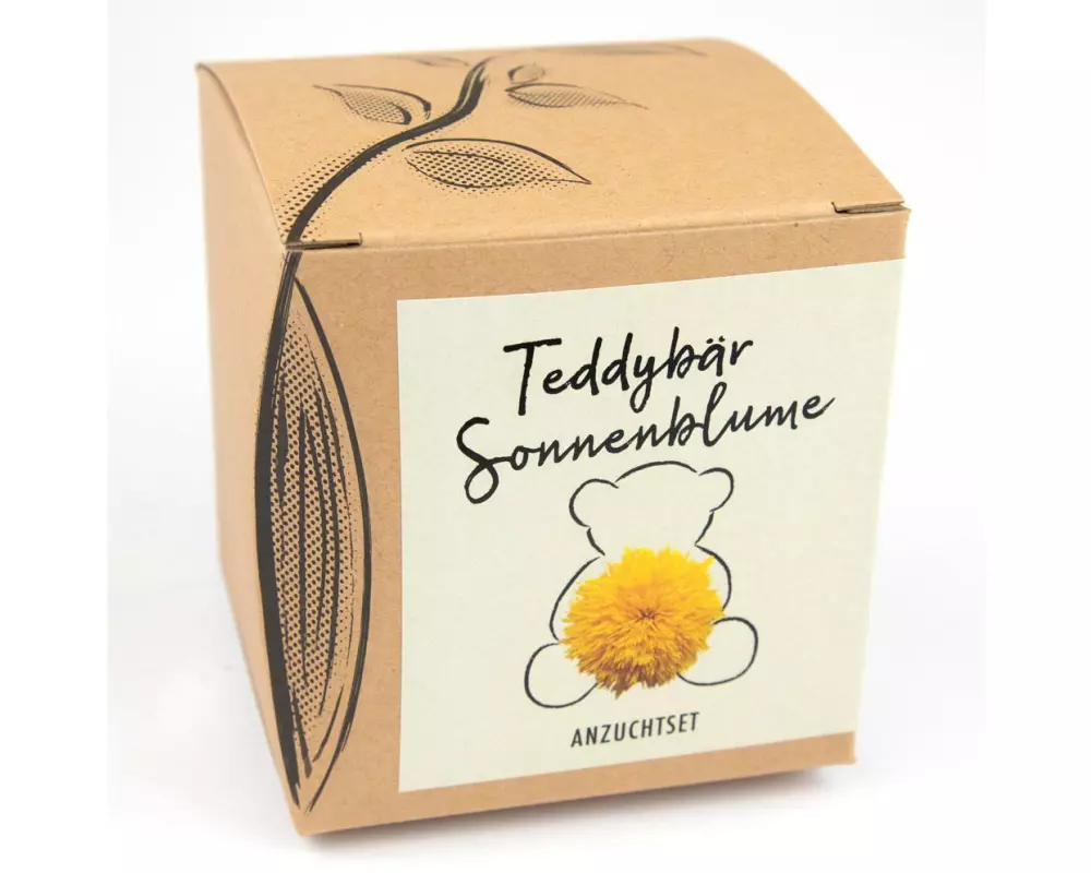 Naturkraftwerk Anzuchtset Teddybär Sonnenblume