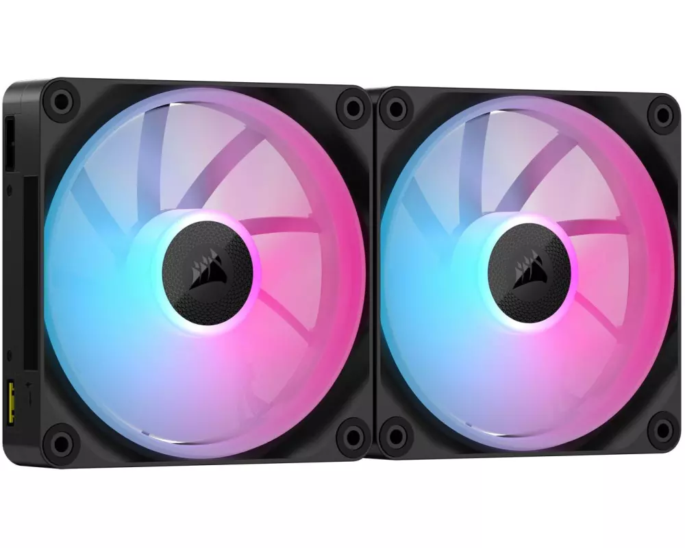 Corsair PC-Lüfter LX140 RGB Schwarz 2-er Pack