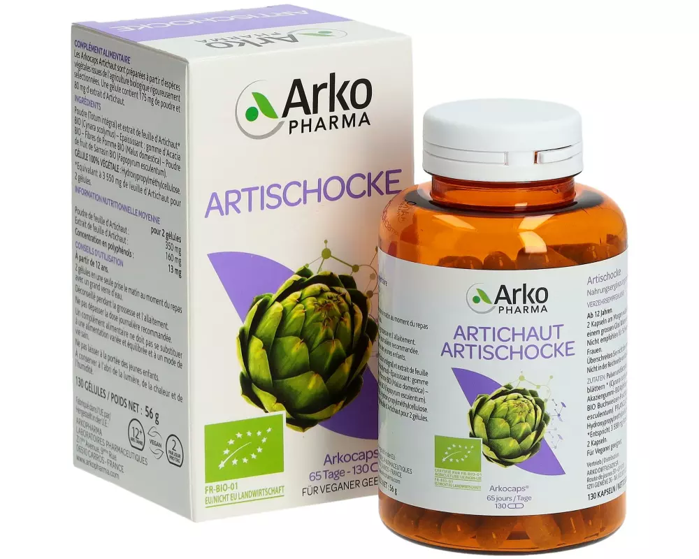 Arkopharma Artischocken Bio Kapseln 130 Stück
