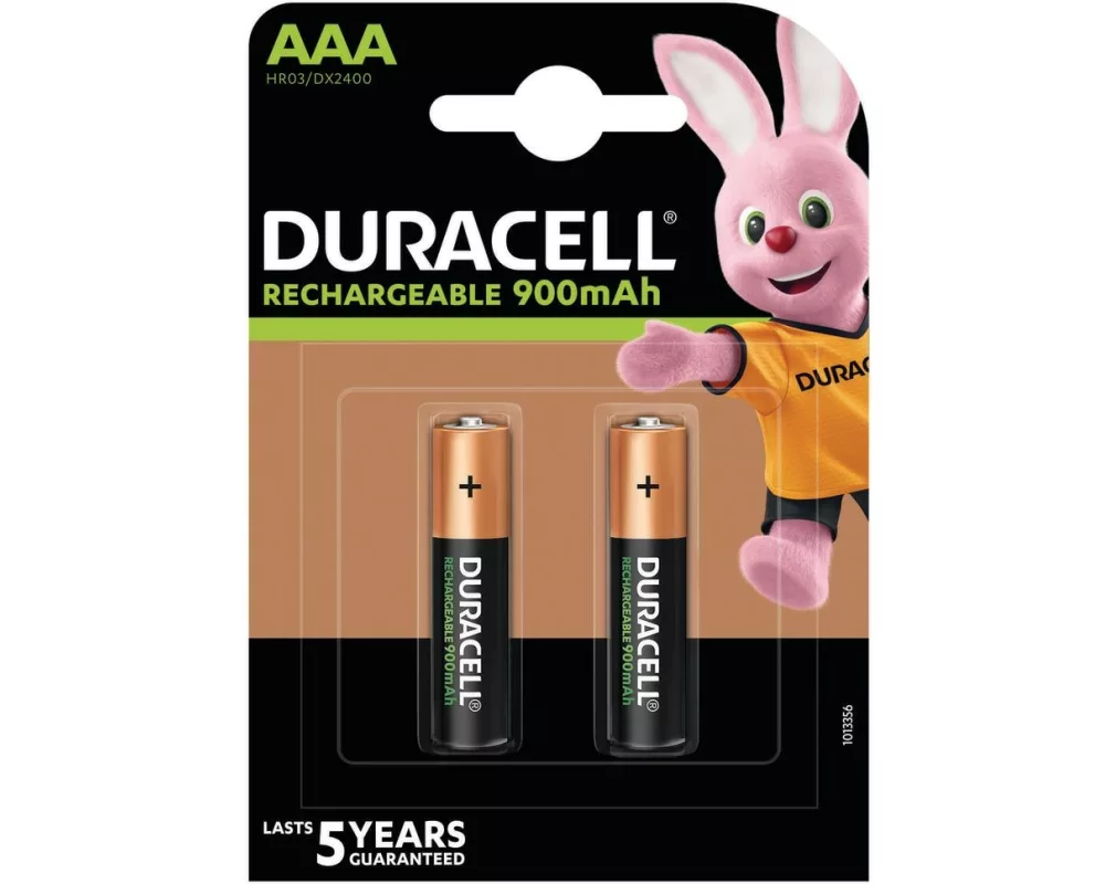 Duracell Akku Recharge Ultra PreCharged NiMH AAA 900 mAh, 2 Stück