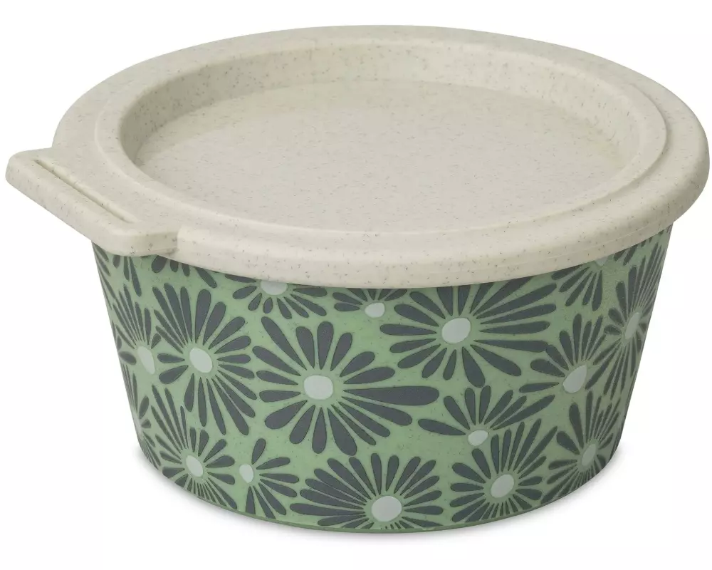 Koziol Schüssel Blomster Daisy mit Deckel 700 ml, Grün
