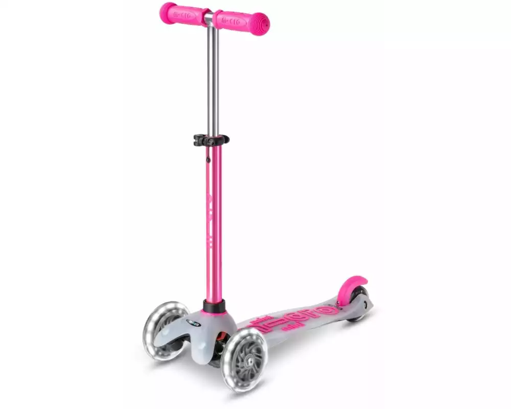 Micro Mobility Kickboard Deluxe Flux LED Neochrome Pink