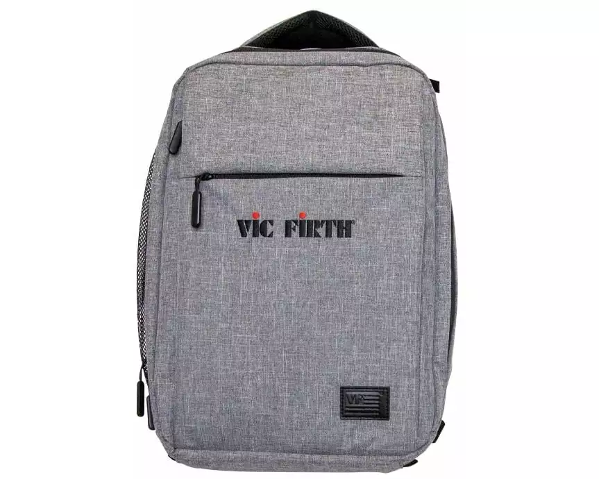 Vic Firth PBKPK Reiserucksack Polyester Grau mit Laptopfach