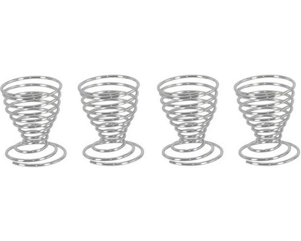 Nouvel Eierbecher verchromt, 4 Stück