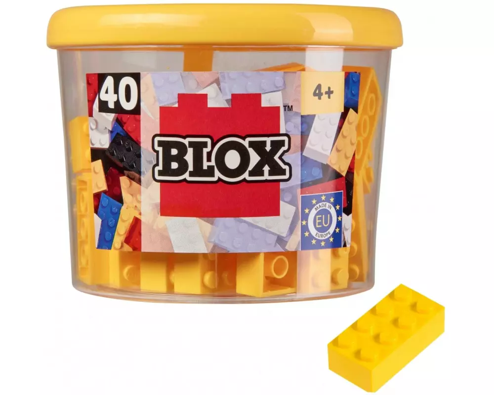 BLOX Bausteine 40 gelbe 8er Steine