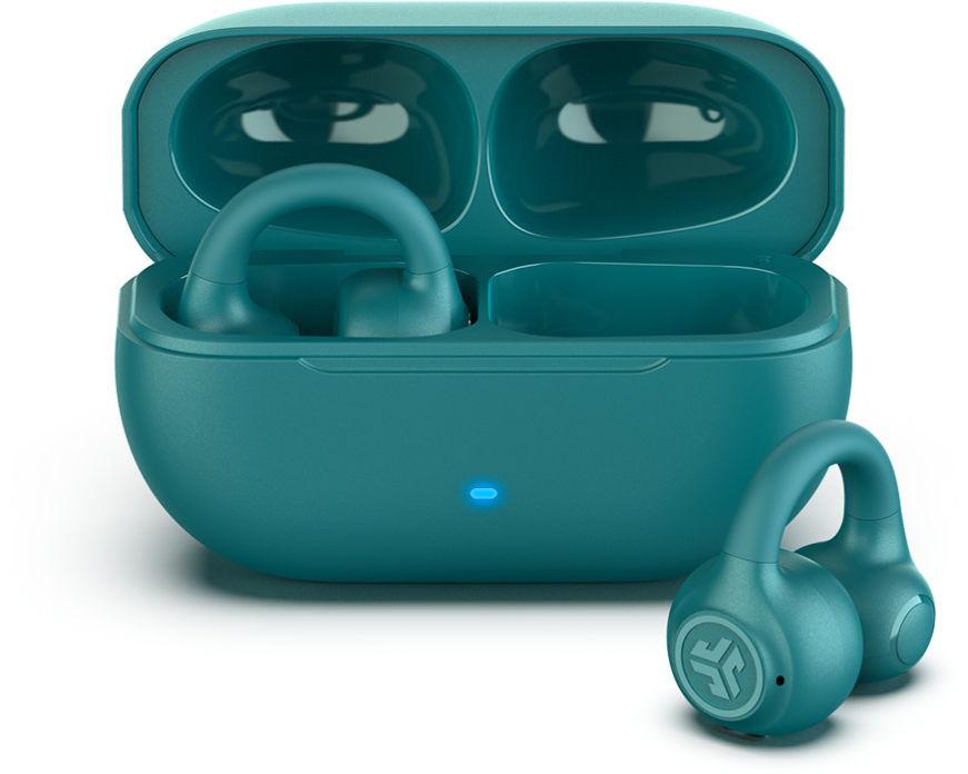JLAB Flex Open Air Clip Earbuds IEUEBFLEXRTEL124 True Wireless, Teal