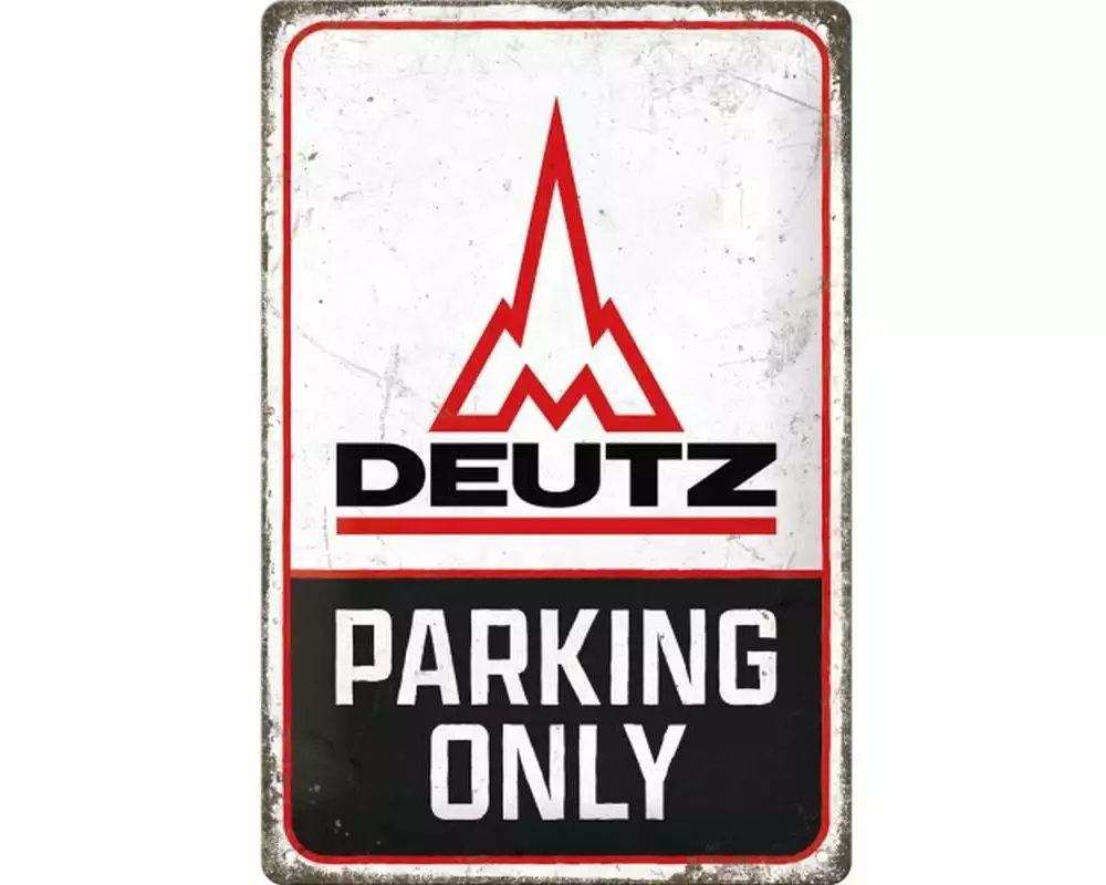 Nostalgic Art Schild Deutz – Parking Only 20 x 30 cm, Metall