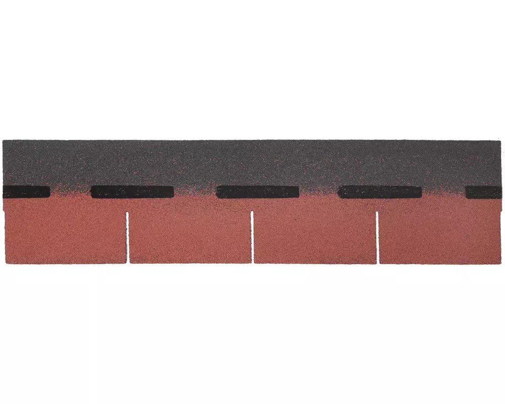 Colibri Dachschindeln EASY Rechteck, Rot 17 Stk. ca. 2qm