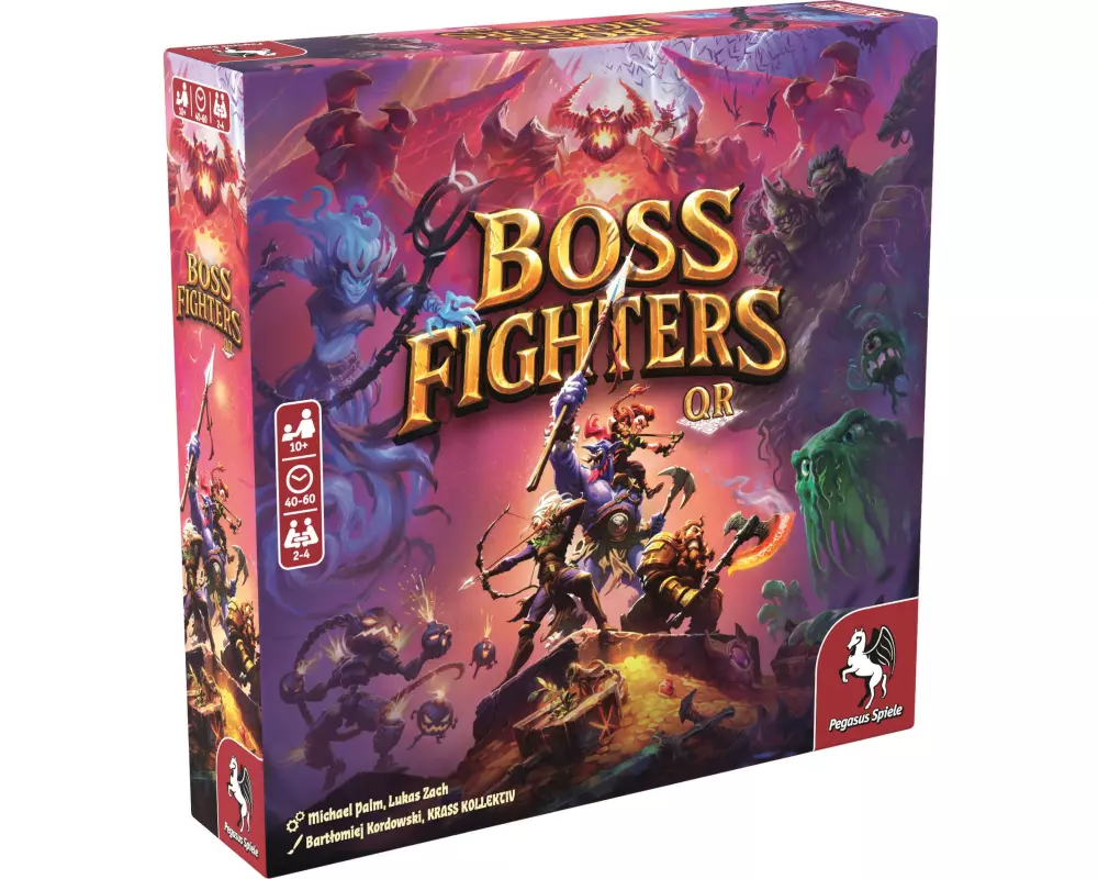 Pegasus Spiele Familienspiel Boss Fighters QR -EN-