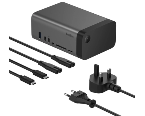 Belkin Connect USB Type C Docking Station for Monitor, Memory Card Reader