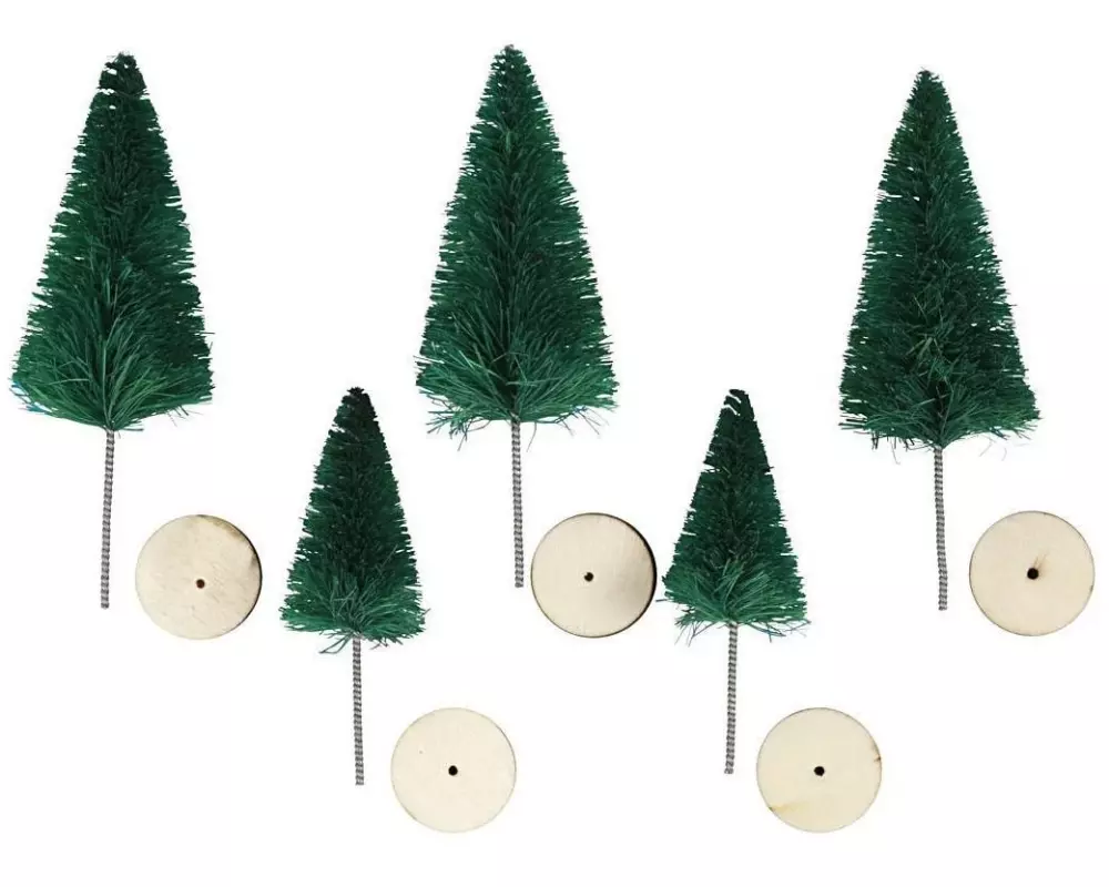 Creativ Company Aufsteller Weihnachtsbäume, Mini