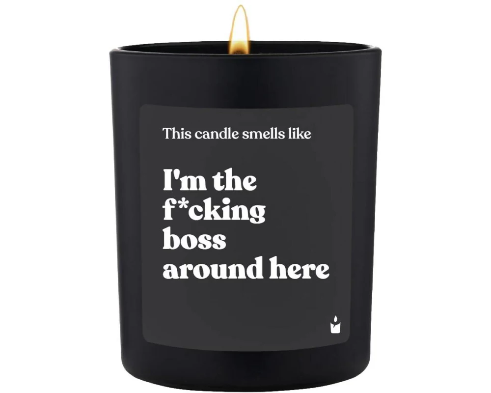 ChattyCandles Duftkerze I'm the f*cking boss around here 6.7 x 8 cm