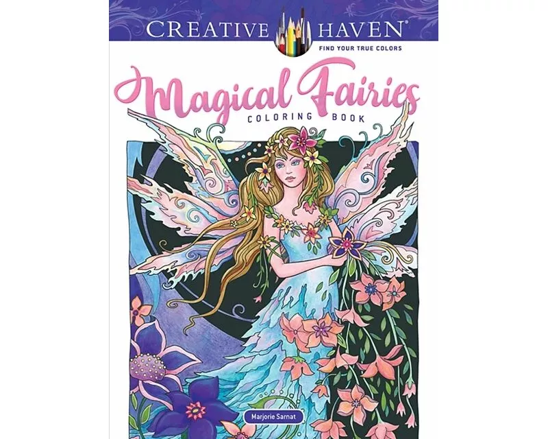 Creative Haven Magical Fairies Coloring Book