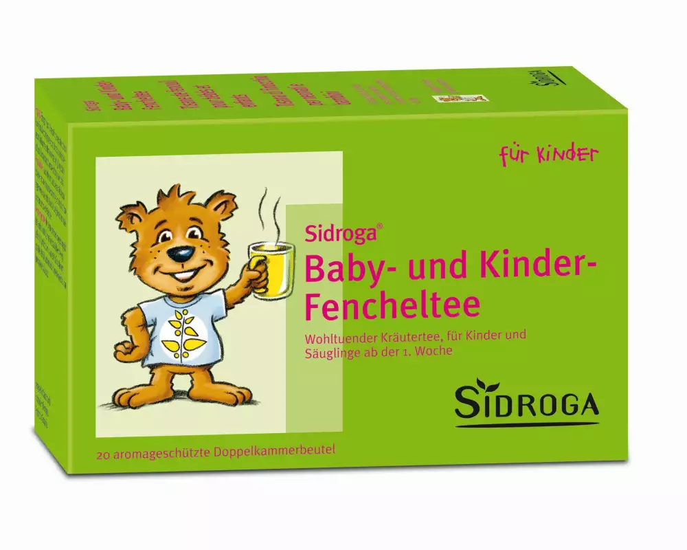 SIDROGA Tee Bio Baby-und Kinder-Fencheltee 20 Stück