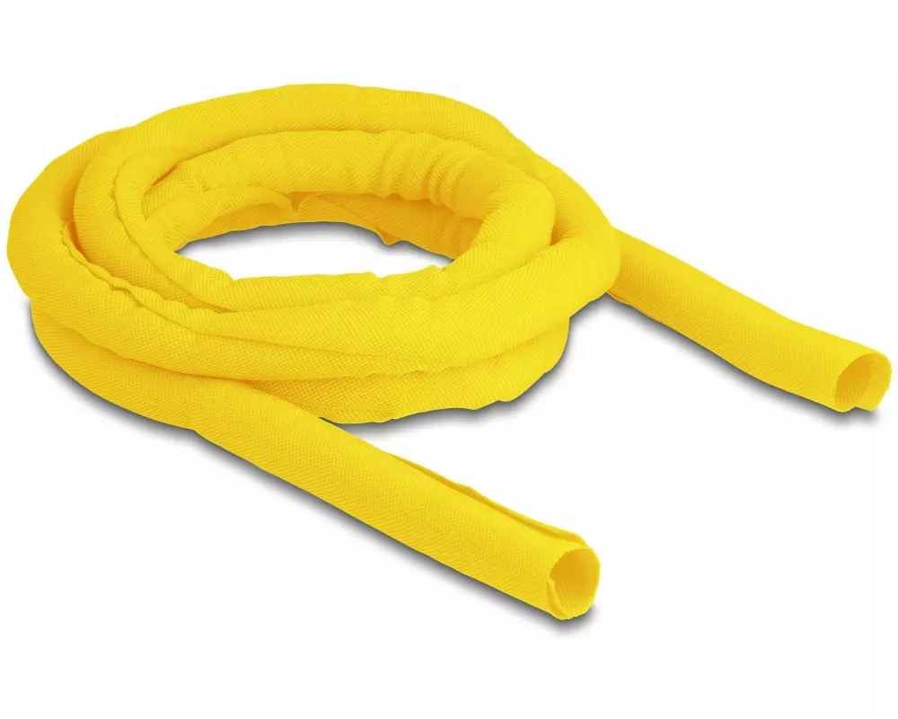 Delock Kabelschlauch selbstschliessend 2 m x 19 mm Gelb