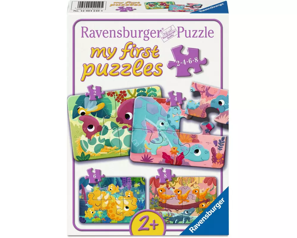 Ravensburger Puzzle Dino-Freunde 2/4/6/8 Teile