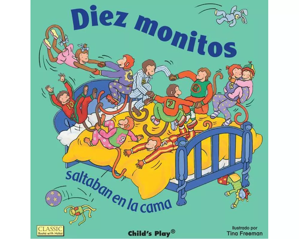 Diez Monitos Saltaban en la Cama