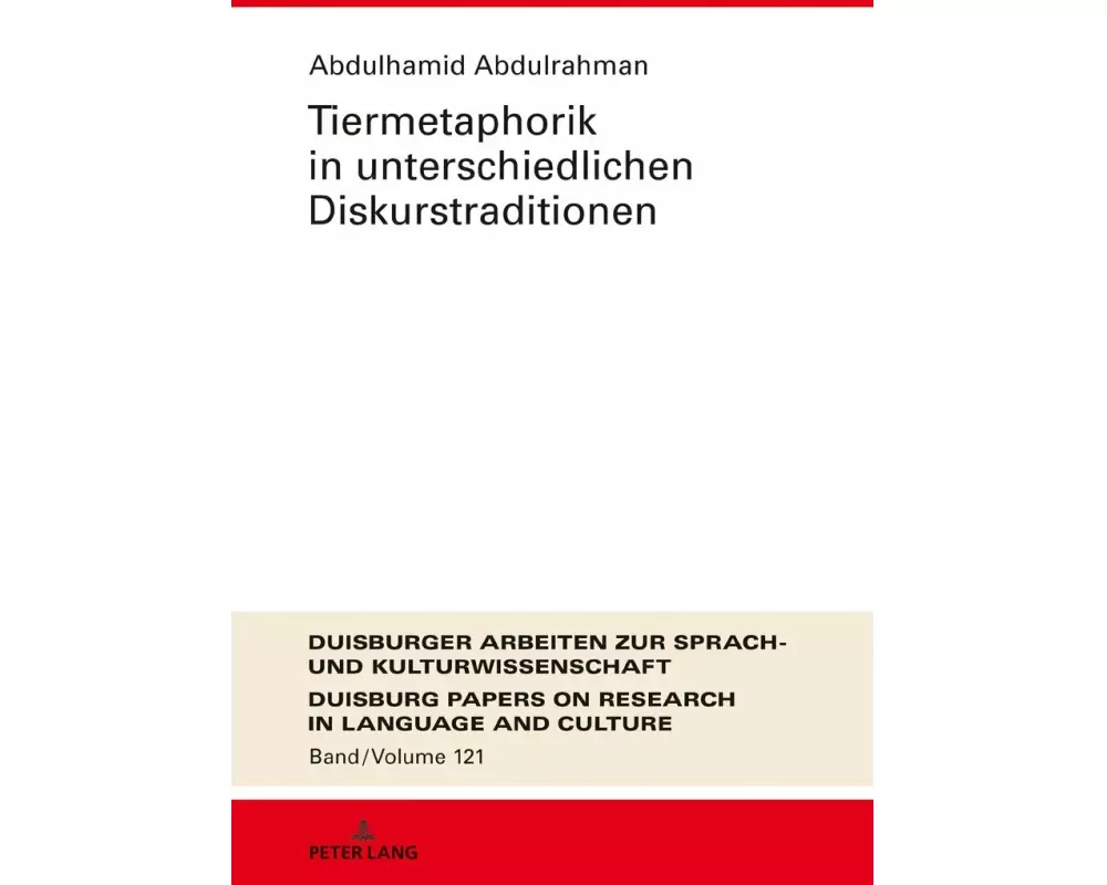 Tiermetaphorik in unterschiedlichen Diskurstraditionen