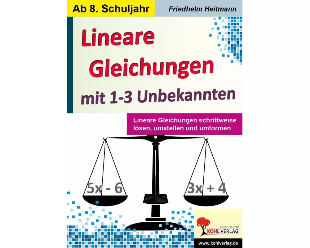 Lineare Gleichungen mit 1-3 Unbekannten