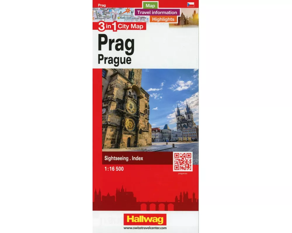 Hallwag Stadtplan Prag
