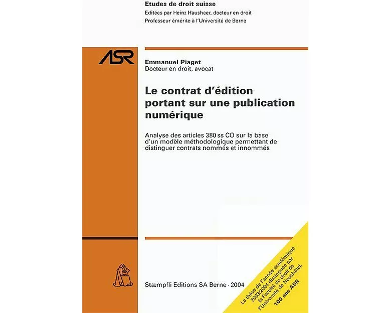 Le contrat d'édition portant sur une publication numérique