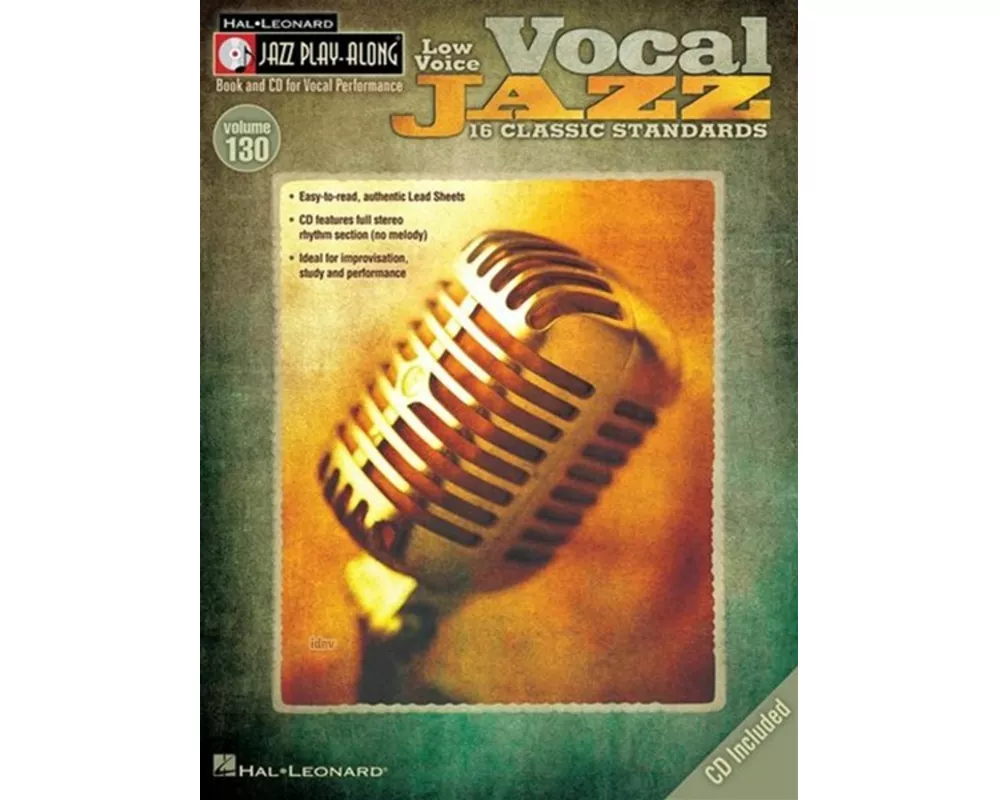 Vocal Jazz (Low Voice) [With CD (Audio)]