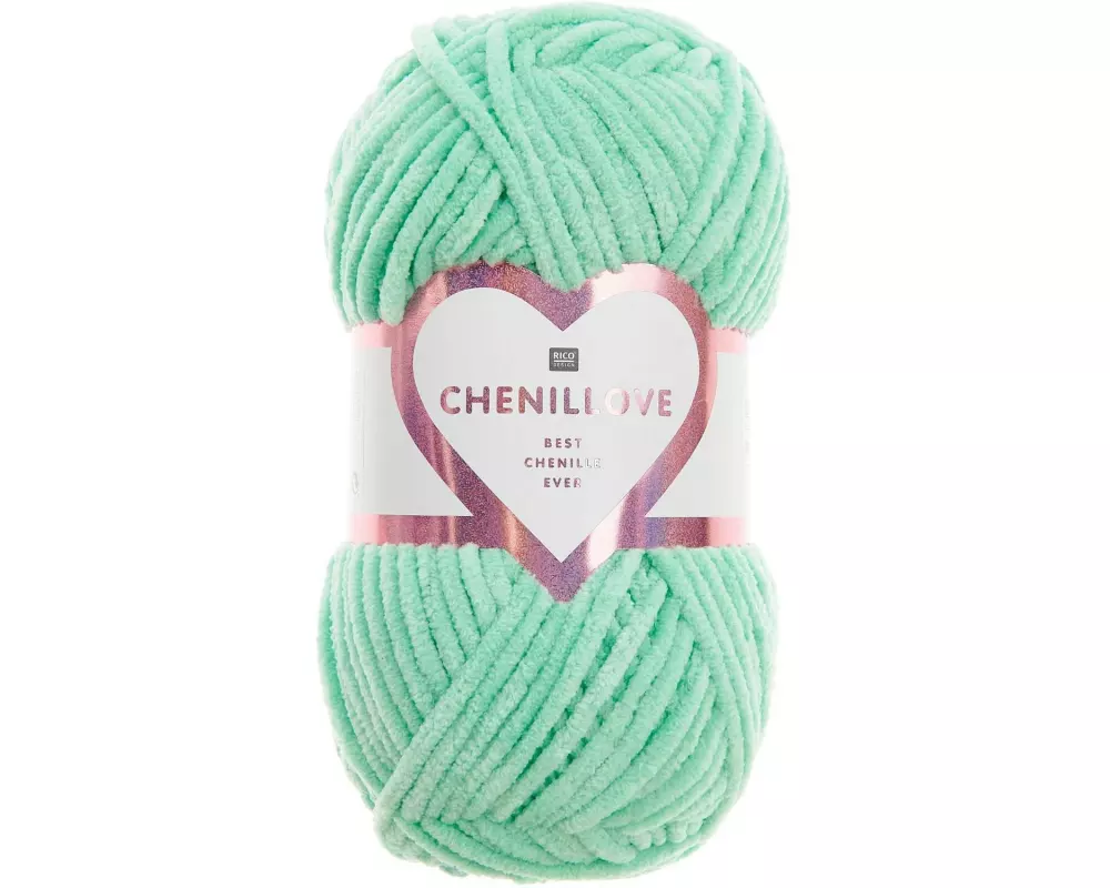 Rico Design Wolle Chenillove 100 g, Blaugrün