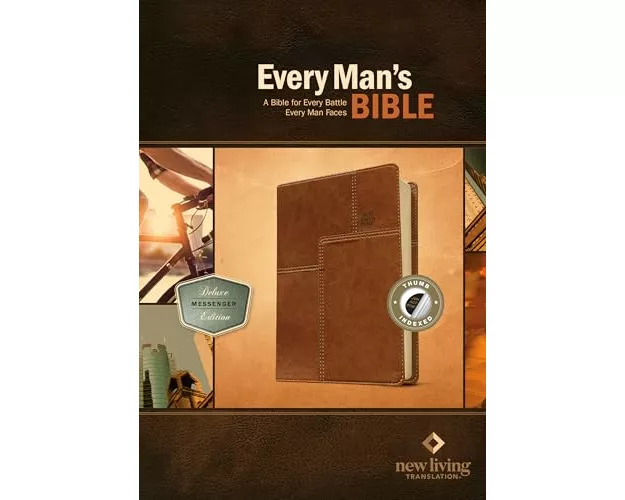 Every Man's Bible NLT, Deluxe Messenger Edition