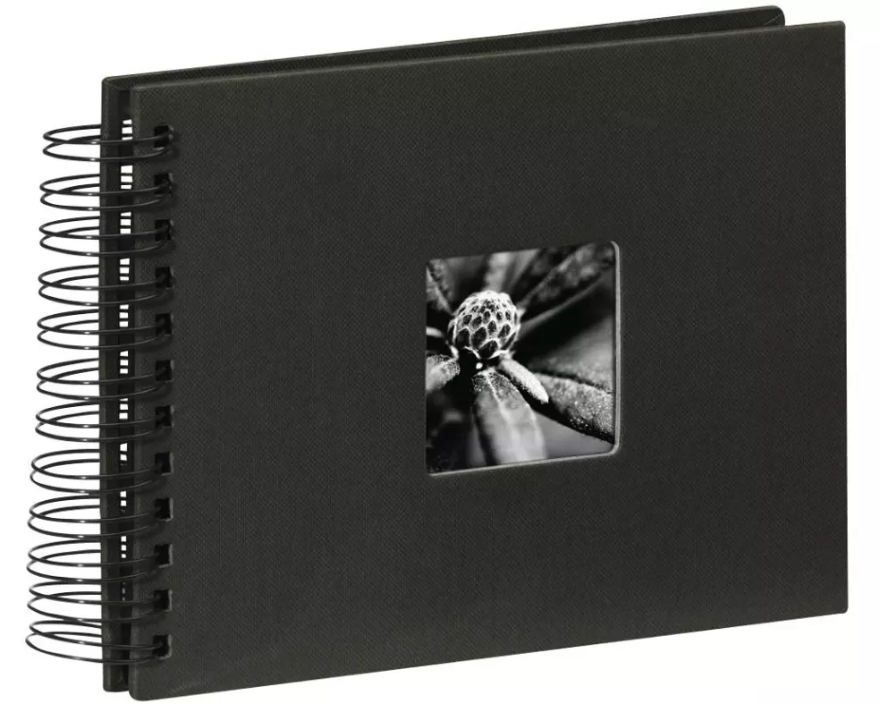 Hama Fotoalbum Fine Art 24 x 17 cm Schwarz, 50 schwarze Seiten