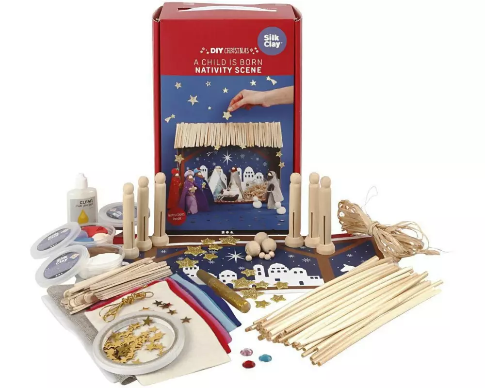 Creativ Company Bastelset Weihnachtskrippe