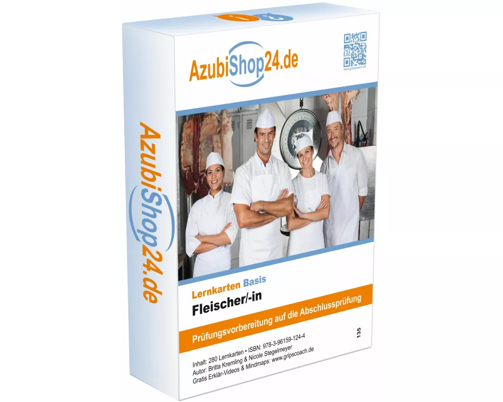 AzubiShop24.de Basis-Lernkarten. Fleischer/in