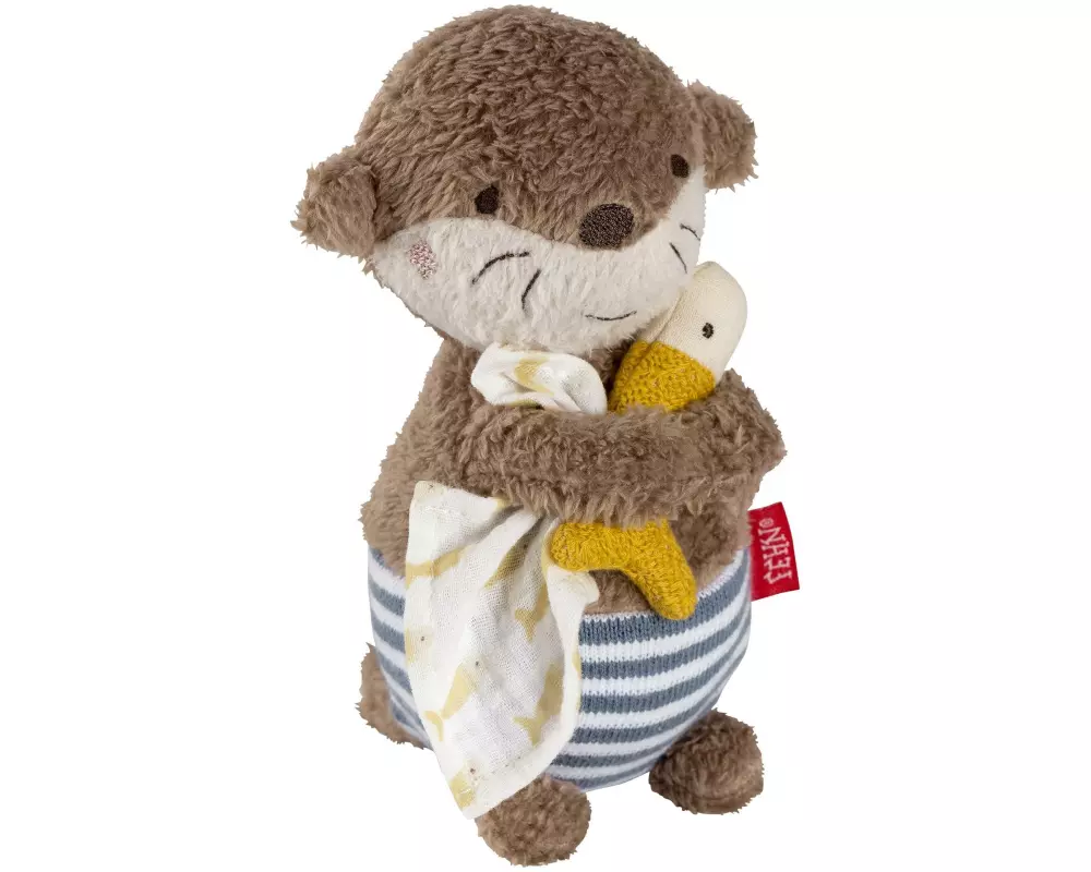 fehn Bade-Set «Otter Theo» Frottee, Musselin, mehrfarbig