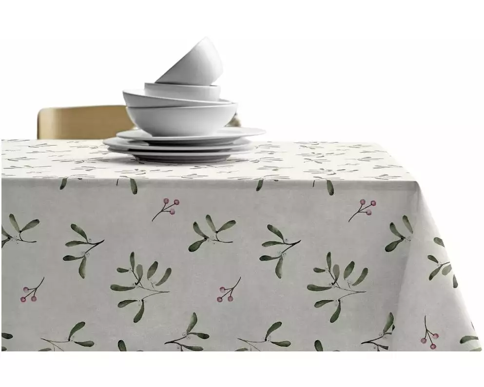 Södahl Tischdecke Mistletoe, 140 x 250 cm, Nature