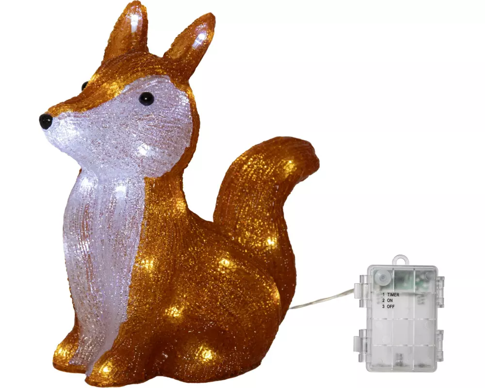 Star Trading Outdoor Dekoration Crystalo Indoor, Orange, 28.00 cm Höhe