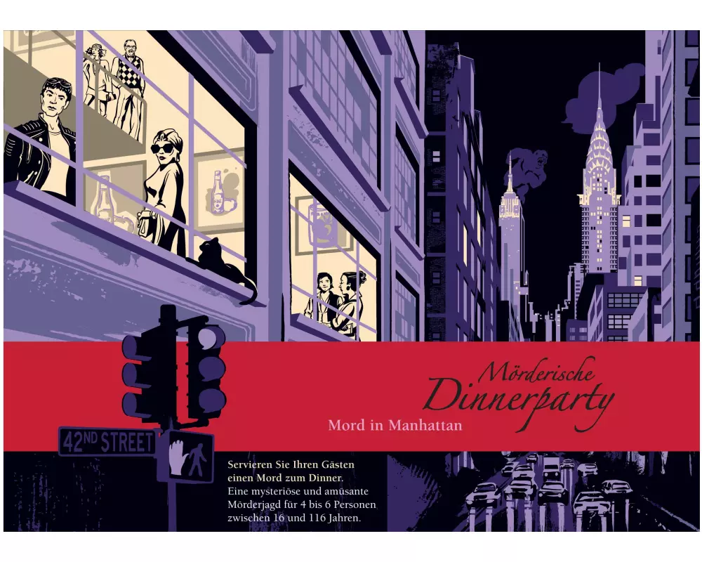 Blaubart Verlag Partyspiel Mörderische Dinnerparty – Mord in Manhattan
