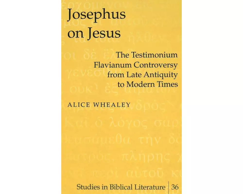 Josephus on Jesus