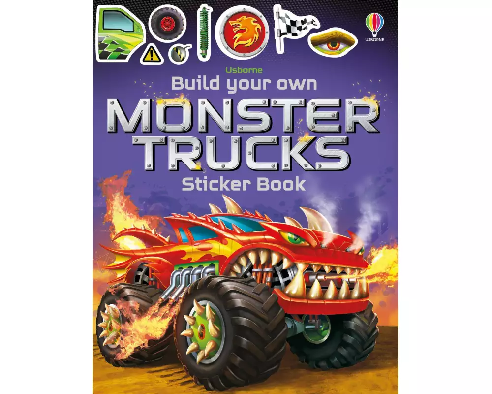 Build Your Own Monster Trucks Sticker Book