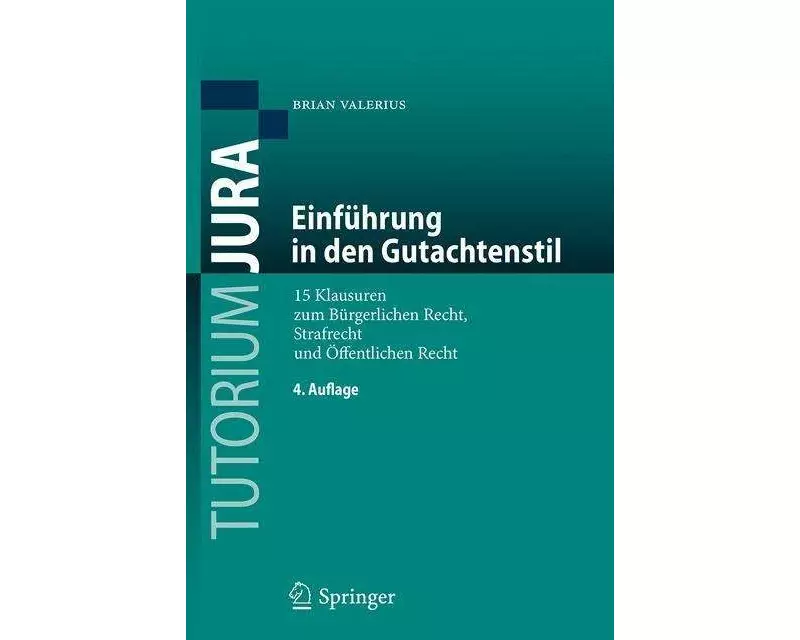 Einführung in den Gutachtenstil