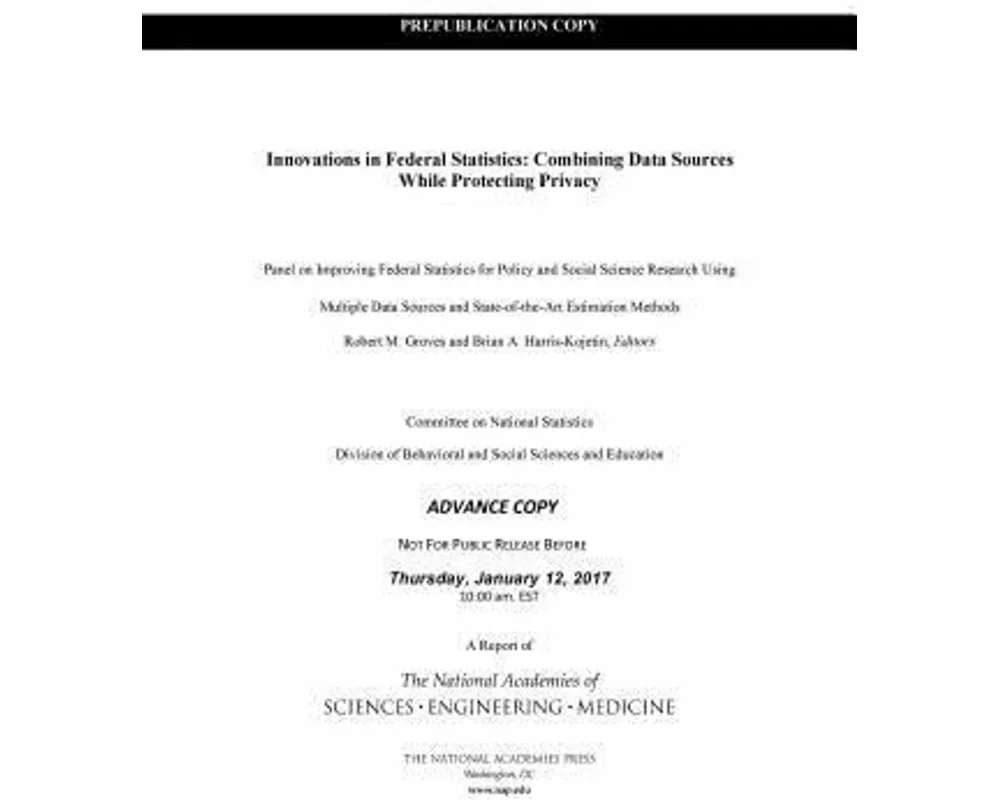 Innovations in Federal Statistics